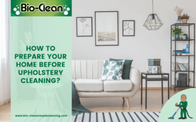 How to Prepare Your Home before Upholstery Cleaning?