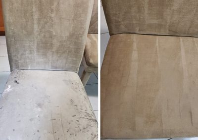 Upholstery Cleaning Before After