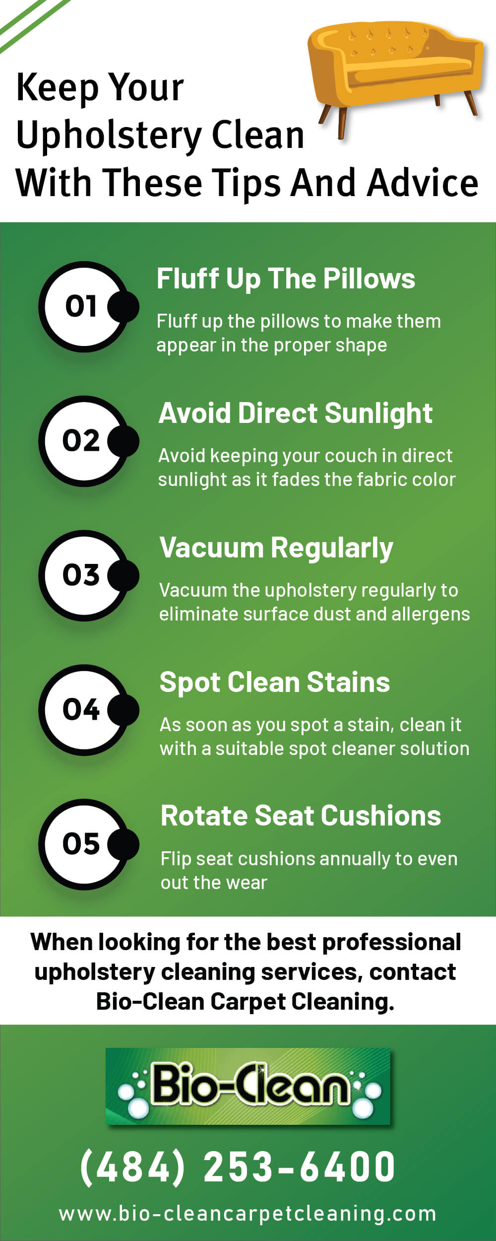 Keep Your Upholstery Clean With These Tips And Advice