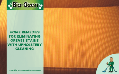 Home Remedies for Eliminating Grease Stains With Upholstery Cleaning